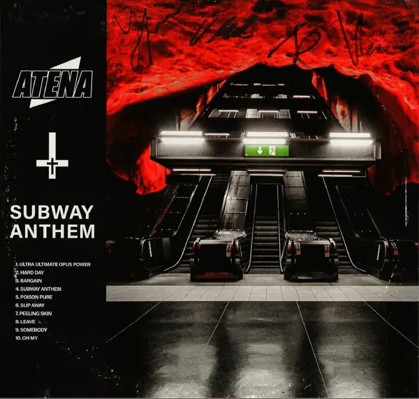 Atena - Subway Anthem (Красный, Чёрный, Брызги, Альбом, Лимитированое)