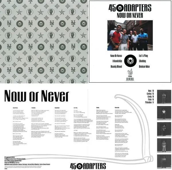 45 Adapters - Now Or Never (Clear, EP) - фото №8