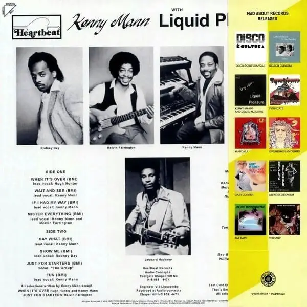Kenny Mann & Liquid Pleasure - Kenny Mann With Liquid Pleasure (180g, LP, Album, Numbered, Reissue, Stereo) - фото №2