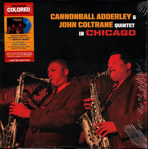 Cannonball Adderley & John Coltrane - Quintet In Chicago (Blue, Vinyl, 180g, LP, Album, Reissue, Stereo)
