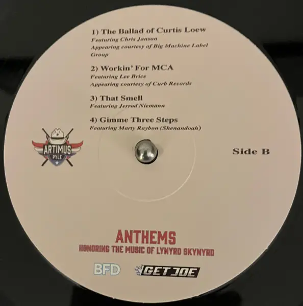 Artimus Pyle & Artimus Pyle Band - Anthems Honoring The Music Of Lynyrd Skynyrd (2 платівки, Альбом, Лимітоване, Пронумерований, Спеціальне видання) - фото №4