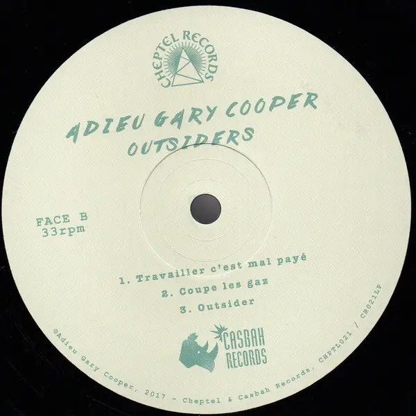 Adieu Gary Cooper - Outsiders (2 пластинки, LP, Album) - фото №4