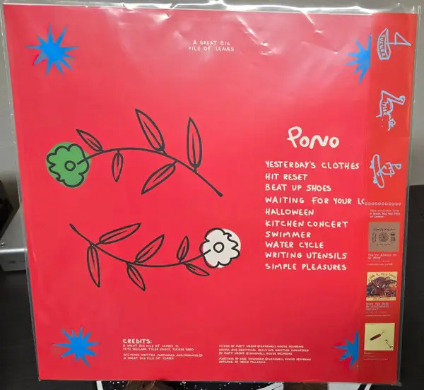 A Great Big Pile Of Leaves - Pono (LP, Repress) - фото №2