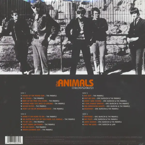 The Animals - Retrospective  (2 пластинки, Сборник) - фото №2