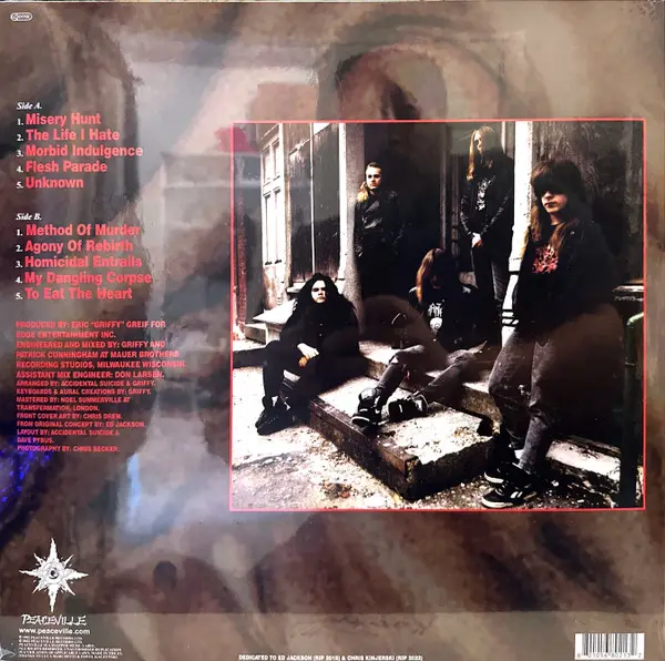 Accidental Suicide - Deceased (LP, Album, Reissue) - фото №2