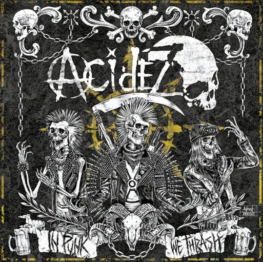 Acidez - In Punk We Thrash (LP, Album, Reissue)