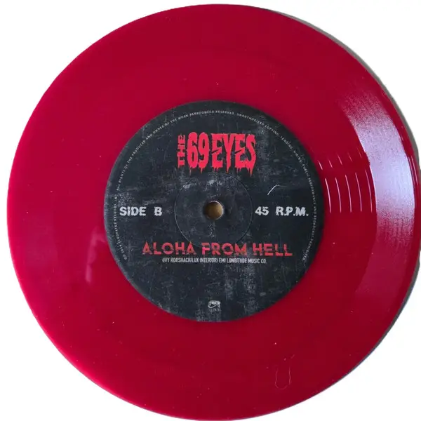 The 69 Eyes - Sonic Reducer / Aloha From Hell (Red, Single) - фото №4