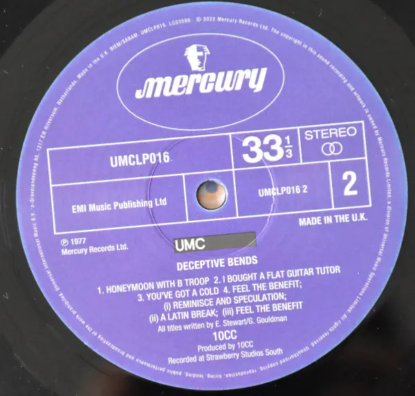 10cc - Deceptive Bends (LP, Album, Reissue, Stereo) - фото №4