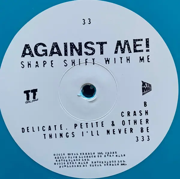Against Me! - Shape Shift With Me (2 платівки, Blue, LP, Album, Reissue) - фото №8
