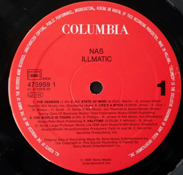Nas - Illmatic (Альбом) - фото №3
