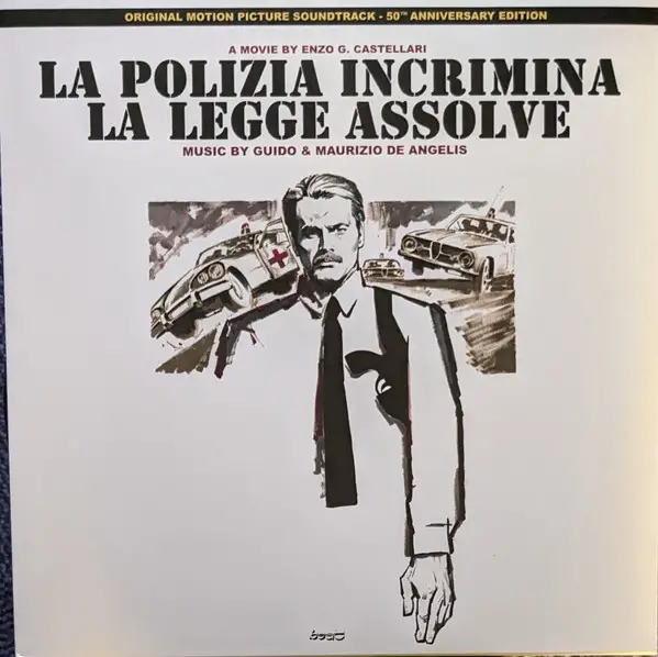 Guido And Maurizio De Angelis - La Polizia Incrimina La Legge Assolve (Original Motion Picture Soundtrack - 50th Anniversary Edition) (Красный, Чёрный, Лимитированое)