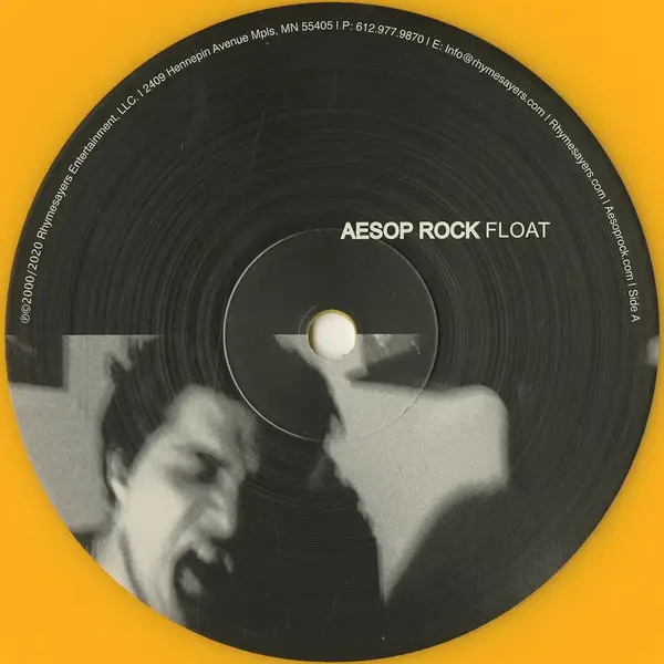 Aesop Rock - Float (2 пластинки, Yellow, LP, Album, Reissue) - фото №3