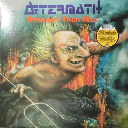 Aftermath - Straight From Hell (Yellow, LP, Album, Numbered, Reissue)