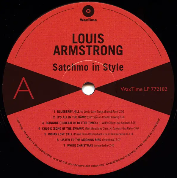 Louis Armstrong & Gordon Jenkins and his Orchestra and Chorus - Satchmo In Style (180 грам, Альбом, Ремастеринг, Моно) - фото №3