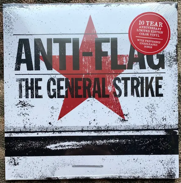 Anti-Flag - The General Strike (Красный, С брызгами, Альбом, Лимитированое, Переиздание)