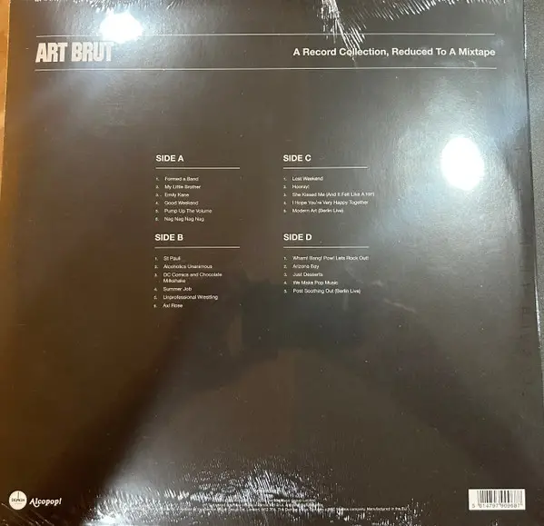 Art Brut - A Record Collection, Reduced To A Mixtape (2 платівки, Збірник, Лимітоване) - фото №2