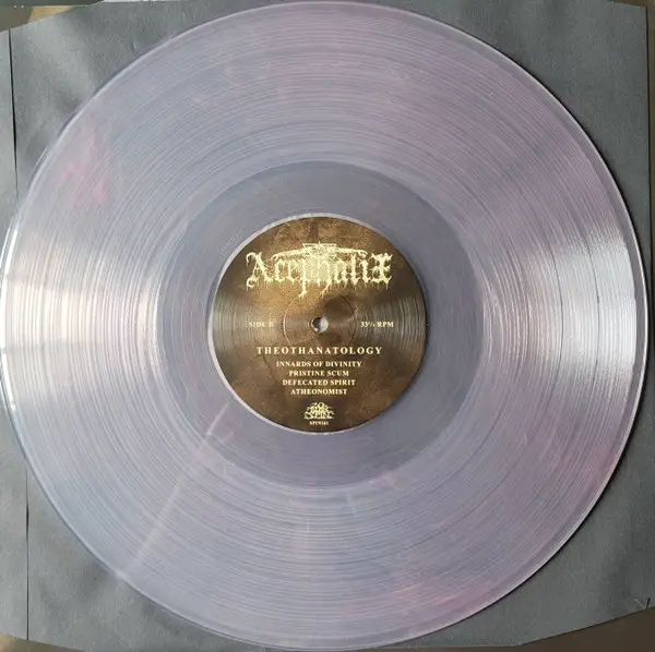 Acephalix - Theothanatology (Oxblood, Clear, Red, Smoke, LP, Album) - фото №4