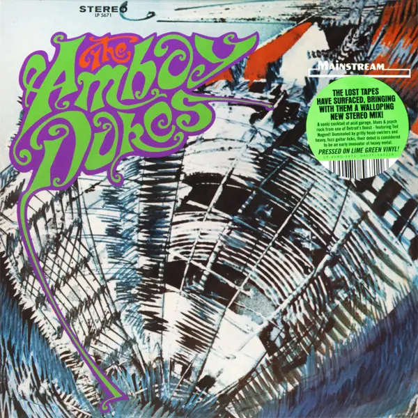 The Amboy Dukes - The Amboy Dukes (Лаймово-зелёный, Альбом, Переиздание, Ремастеринг)