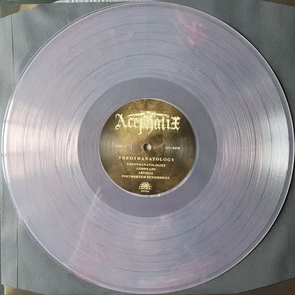 Acephalix - Theothanatology (Oxblood, Clear, Red, Smoke, LP, Album) - фото №3