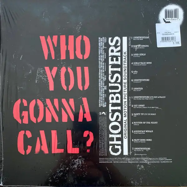 Various - Ghostbusters (Original Motion Picture Soundtrack) (Альбом) - фото №2