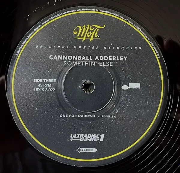 Cannonball Adderley - Somethin' Else (2 платівки, 180g, SuperVinyl™, LP, Album, Numbered, Reissue, Remastered, Stereo) - фото №10