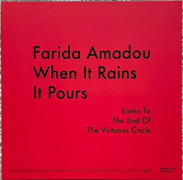 Farida Amadou - When It Rains It Pours (Альбом) - фото №2
