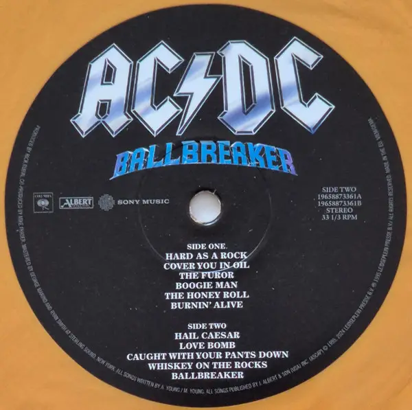 AC/DC - Ballbreaker (Gold, 180g, Edition, LP, Album, Reissue, Remastered, Stereo) - фото №6