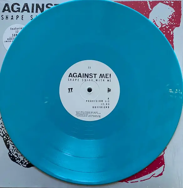 Against Me! - Shape Shift With Me (2 платівки, Blue, LP, Album, Reissue) - фото №6