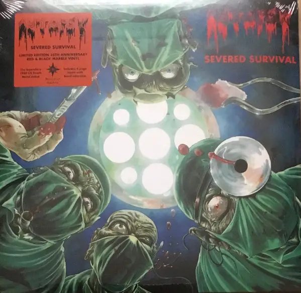 Autopsy - Severed Survival (Красный, Чёрный, Мрамор, Альбом, Лимитированое, Переиздание)