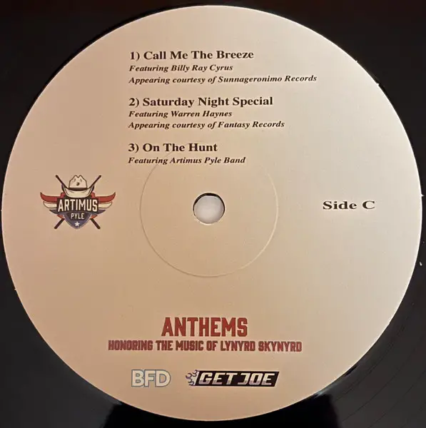 Artimus Pyle & Artimus Pyle Band - Anthems Honoring The Music Of Lynyrd Skynyrd (2 платівки, Альбом, Лимітоване, Пронумерований, Спеціальне видання) - фото №5
