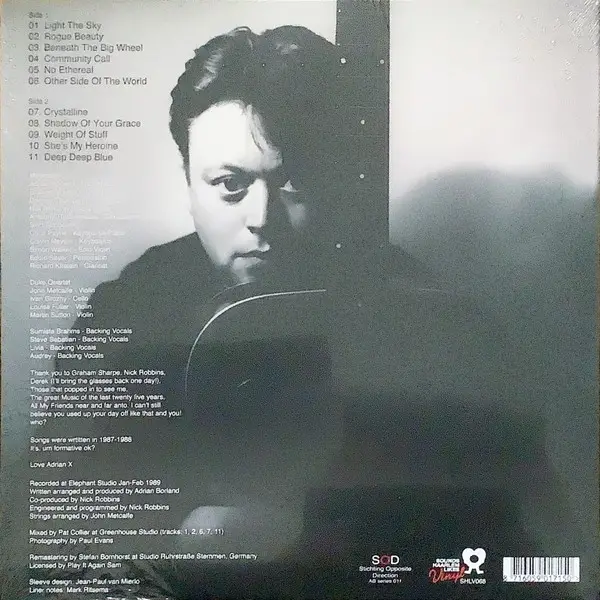 Adrian Borland & The Citizens - Alexandria (Black, LP, Album) - фото №2
