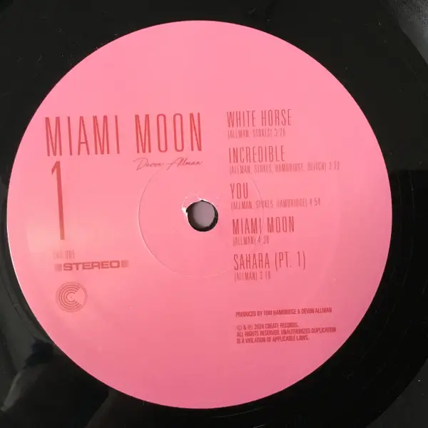 Devon Allman - Miami Moon (180 грамм, Альбом) - фото №4