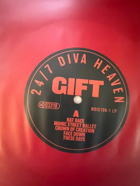 24/7 Diva Heaven - Gift (Red, Vinyl, LP, Album) - фото №5