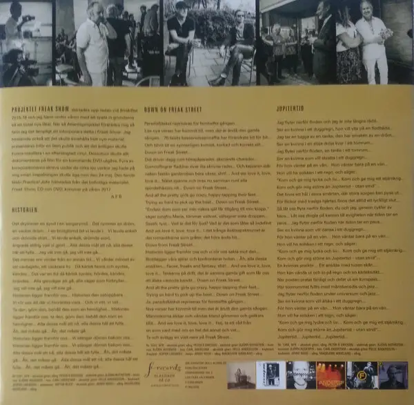 Anders F Rönnblom Band - Historien Ligger Framför Oss (Live I Atlantis Studio)  (LP, Album, Numbered) - фото №6