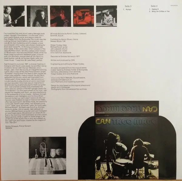 Can - Tago Mago (2 пластинки, Раскладная обложка, 180 грамм, Альбом, Переиздание, Ремастеринг) - фото №11