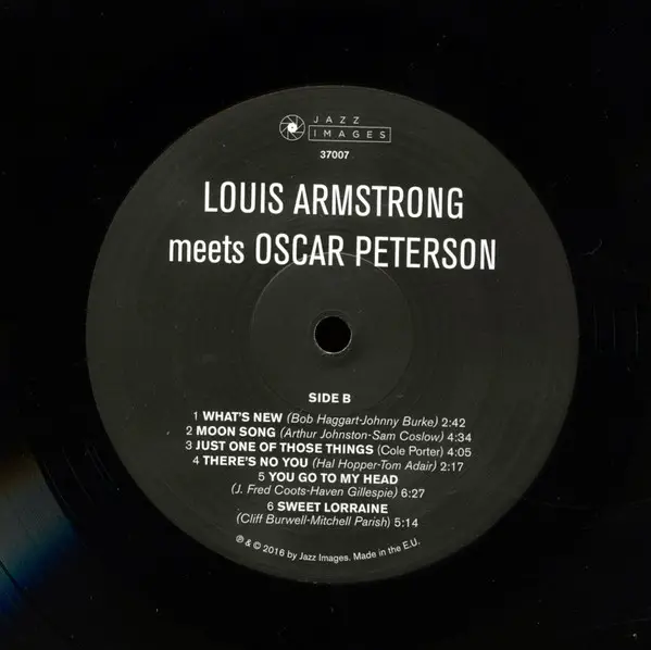 Louis Armstrong & Oscar Peterson - Louis Armstrong Meets Oscar Peterson (180 грамм, Раскладная обложка, Альбом, Deluxe издание, Лимитированое, Переиздание) - фото №5