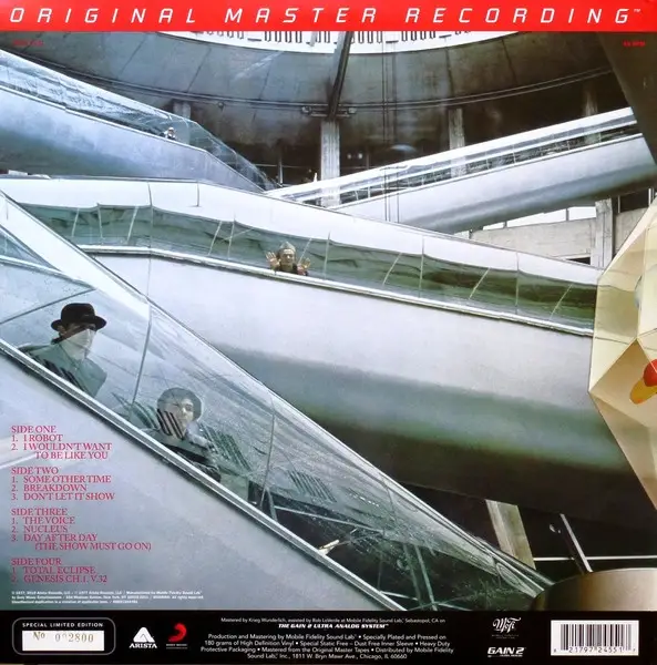 The Alan Parsons Project - I Robot (2 пластинки, 180 грамм, Раскладная обложка, 45 об/мин, Альбом, Лимитированое, Пронумерованный, Переиздание, Ремастеринг, Специальное издание) - фото №4