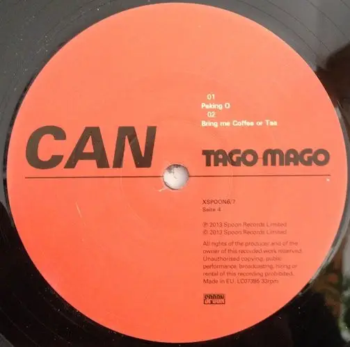Can - Tago Mago (2 пластинки, Раскладная обложка, 180 грамм, Альбом, Переиздание, Ремастеринг) - фото №9