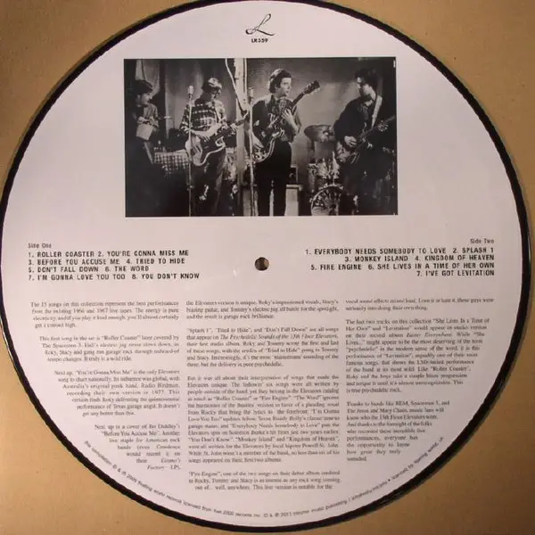 13th Floor Elevators - Rockius Of Levitatum (LP, Compilation) - фото №2