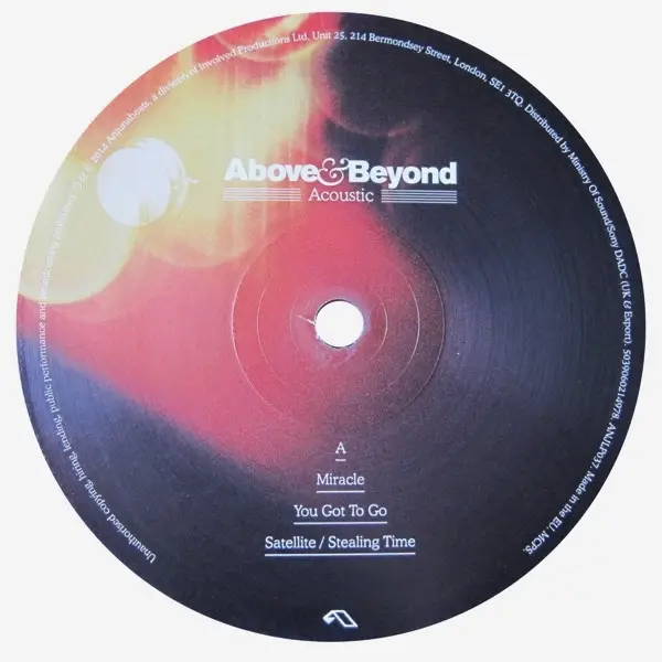 Above & Beyond - Acoustic (2 платівки, 150g., LP, Album) - фото №6