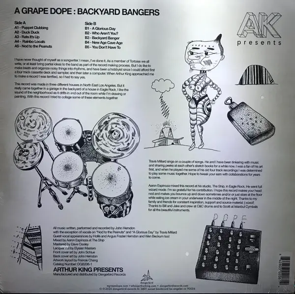 A Grape Dope - Backyard Bangers (LP, Album) - фото №2