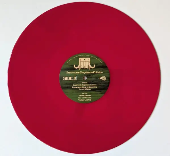 Acid Mammoth - Supersonic Megafauna Collision (Red, LP, Album) - фото №4