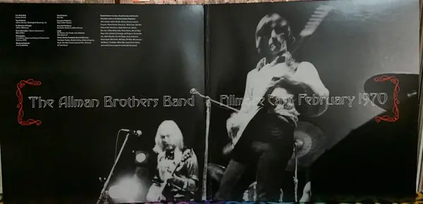 The Allman Brothers Band - Fillmore East, February 1970 (2 платівки, Розкладна обкладинка, Альбом) - фото №3