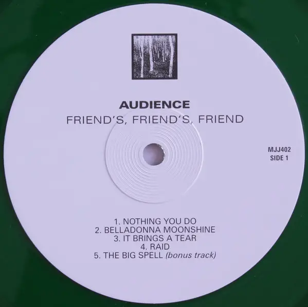 Audience - Friend's Friend's Friend (Прозрачный, Зелёный, Альбом, Переиздание) - фото №5