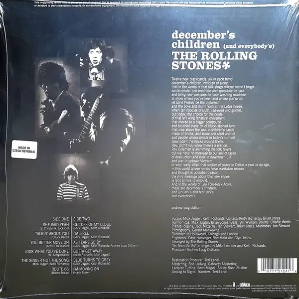 The Rolling Stones - December's Children (And Everybody's) (180 грам, Альбом, Перевидання, Ремастеринг, Моно) - фото №3
