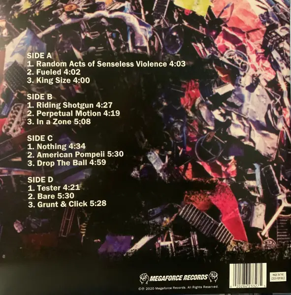 Anthrax - Stomp 442 (2 пластинки, Синий, Непрозрачный, Раскладная обложка, Альбом, Лимитированое, Переиздание) - фото №2
