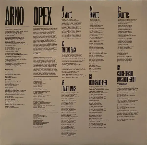 Arno - Opex (Прозрачный, Альбом, Лимитированое) - фото №7