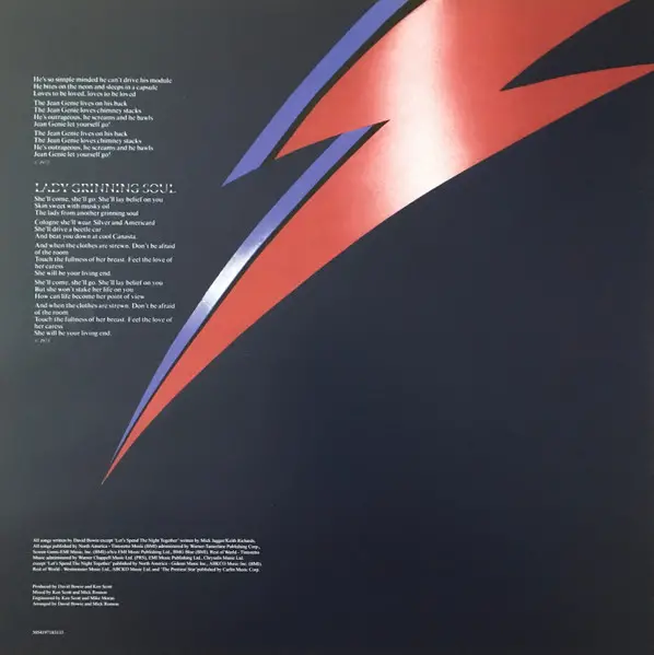 David Bowie - Aladdin Sane (LP, Album, Reissue, Remastered) - фото №6