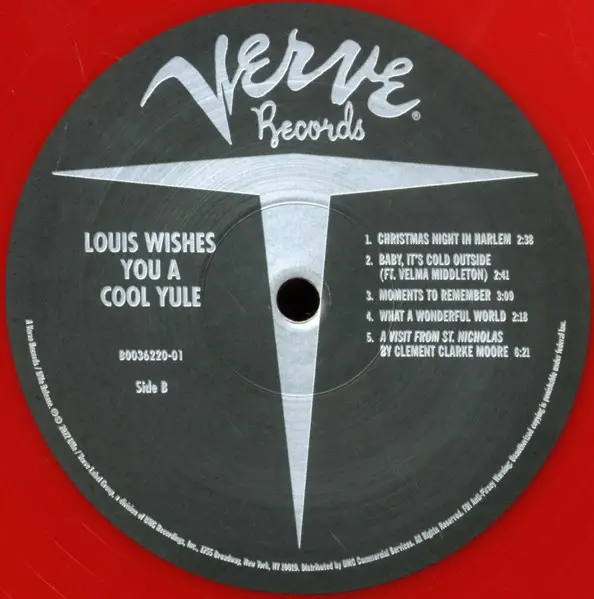 Louis Armstrong - Louis Wishes You A Cool Yule (Красный, Сборник) - фото №4