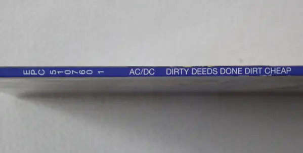 AC/DC - Dirty Deeds Done Dirt Cheap (LP, Album, Reissue, Remastered, Stereo) - фото №15